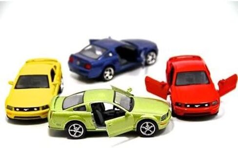 KiNSMART 2006 Ford Mustang GT Edition Yellow w/Racing Strips Decal 1:38 Scale 5" Die Cast Metal Model Toy Car in Kuwait