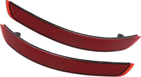 Motoforti Bumper Reflector Bumper Reflector Side Marker for Audi A3 2014-2016 Rear Plastic No.8VD945105/8V5945105A/8VD945106/8V5945106A Red Durable in Saudi Arabia