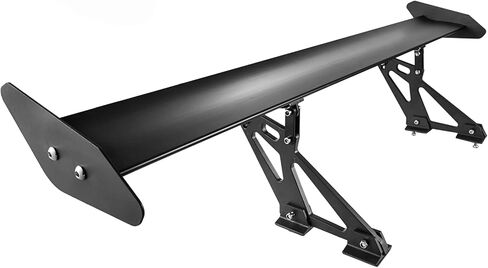 واحد خلفي GT Wing 43.3inch GT Wing Spoilder قابلة للتعديل ملاك أحادي الألمنيوم المفسد الألمنيوم جناح الألومنيوم العالمي in Kuwait