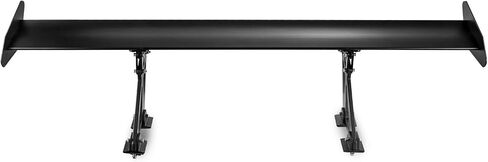 واحد خلفي GT Wing 43.3inch GT Wing Spoilder قابلة للتعديل ملاك أحادي الألمنيوم المفسد الألمنيوم جناح الألومنيوم العالمي in Kuwait
