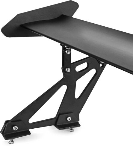 واحد خلفي GT Wing 43.3inch GT Wing Spoilder قابلة للتعديل ملاك أحادي الألمنيوم المفسد الألمنيوم جناح الألومنيوم العالمي in Kuwait