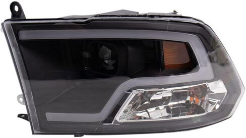 مجموعة المصابيح الأمامية 1pc لـ Dodge for RAM 1500 2009-2010 لـ RAM 2500/3500 2010 ، لـ RAM 1500 2011-2012 2015-2018 & Classic 2019-2021 2500/3500 2011-2018 HLA71003 55277409AG in Saudi Arabia
