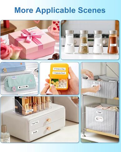 Replacement for Dymo LetraTag Refills 91330 Compatible with Dymo Label Maker White Paper 1/2" x 13' (12mm x 4m), Work for Letratag LT-100H LT-100T 200B QX50 in Kuwait