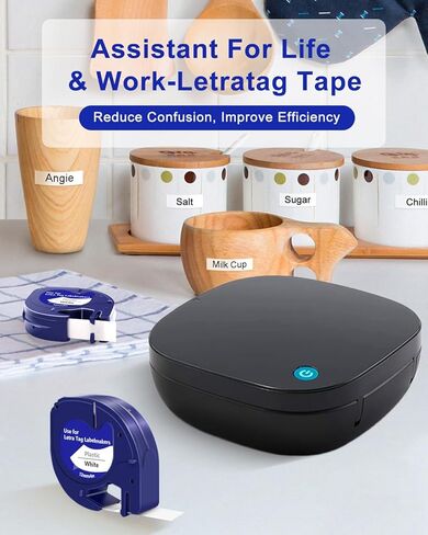 Replacement for Dymo LetraTag Refills 91330 Compatible with Dymo Label Maker White Paper 1/2" x 13' (12mm x 4m), Work for Letratag LT-100H LT-100T 200B QX50 in Kuwait