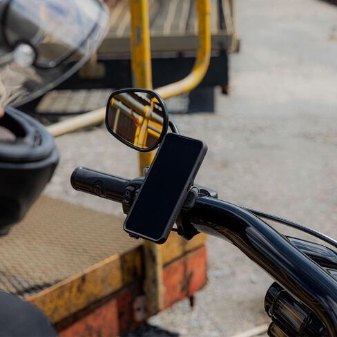 Quad Lock Motorcycle Handlebar Phone Mount PRO - Large with Vibration Dampener and MAG Phone Case for iPhone 16 Pro Max in Saudi Arabia
