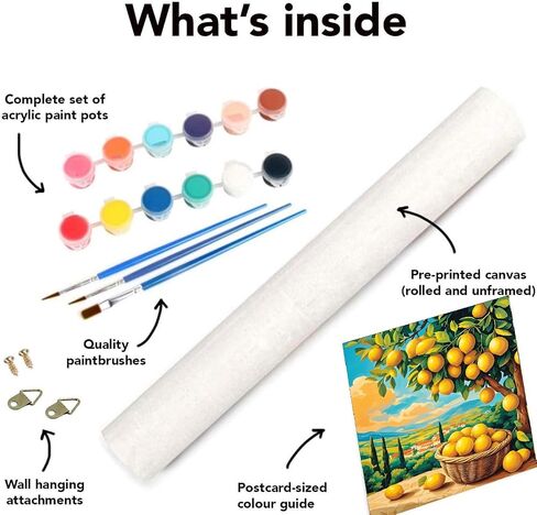 Button Jar Paint by Number Kit for Adults - Stiches Paint by Numbers for Beginner, Acrylic Watercolor Paint by Number Kits, DIY Oil Flowers Painting on Canvas for Home Wall Decor and Gifts 16x20Inch in Saudi Arabia
