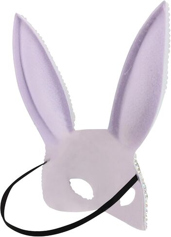 Trendy Apparel Shop Women's Bunny Half Mask Costume Accessory in Saudi Arabia