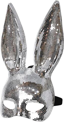 Trendy Apparel Shop Women's Bunny Half Mask Costume Accessory in Saudi Arabia