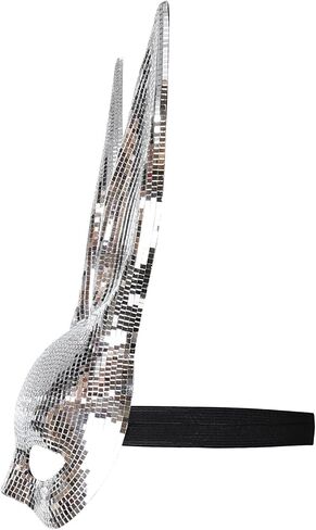 Trendy Apparel Shop Women's Bunny Half Mask Costume Accessory in Saudi Arabia