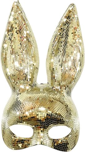 Trendy Apparel Shop Women's Bunny Half Mask Costume Accessory in Saudi Arabia