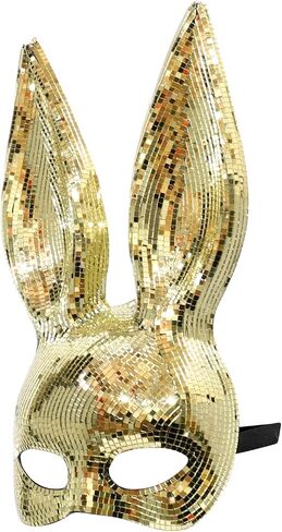 Trendy Apparel Shop Women's Bunny Half Mask Costume Accessory in Saudi Arabia