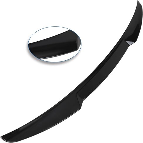 cciyu Highkick Rear Trunk Lip Spoiler Wing Fits for 2021-2022 for Kia K5 Optima Racing Trunk Spoiler(ABS Glossy Black) in Saudi Arabia