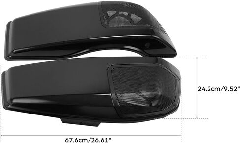 TCMT SADDLEBAG 6x9 '' أغطية مكبر صوت مناسبة ل Harley Touring Cvo Road Glide Fltrxse Street Glide Flhxse 2023-25 Cvo Road Glide St Fltrxstse Street Glide Ultra Flhxu 2024-2025 in Saudi Arabia