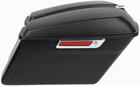 أكياس السرج الصلبة السوداء غير اللامعة لتجول هارلي ، FLHT ، FLHTCU ، FLHRC ، ROAD KING ، ROAD GLIDE ، GLIDE ، Electra Glide ، Ultra-Classic 2014-Later in Saudi Arabia