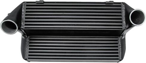 7.5″ Front Mount Turbo Intercooler Upgrade Compatible With 2007-2012 BMW 135i 335i 335xi E82 E90 E91 E92 E93 N54 & N55 Engine 3.0L L6 Aluminum Black Intercoolers in Saudi Arabia