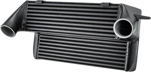 7.5″ Front Mount Turbo Intercooler Upgrade Compatible With 2007-2012 BMW 135i 335i 335xi E82 E90 E91 E92 E93 N54 & N55 Engine 3.0L L6 Aluminum Black Intercoolers in Saudi Arabia