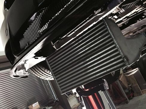 7.5″ Front Mount Turbo Intercooler Upgrade Compatible With 2007-2012 BMW 135i 335i 335xi E82 E90 E91 E92 E93 N54 & N55 Engine 3.0L L6 Aluminum Black Intercoolers in Saudi Arabia