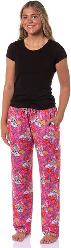 SpongeBob Squarepants Pajama Pants الخدين الرملية والزهور قاع صالة النوم للبالغين in Saudi Arabia