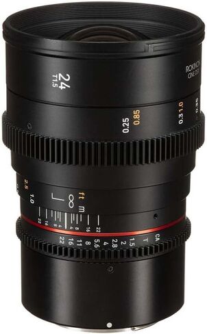 Rokinon 24mm T1.5 High Speed Wide Angle Cine Lens for Nikon in Kuwait