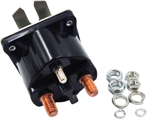 3-طرفية مرفقة الملف اللولبي الترحيل 12V 100A لـ Maxon 262939 263061 260270 National Waltco 75089831 75089822 Ametek/PrestoLite Motors SAZ4201FP SAZ4201BJ J & N 240-20008 in Saudi Arabia