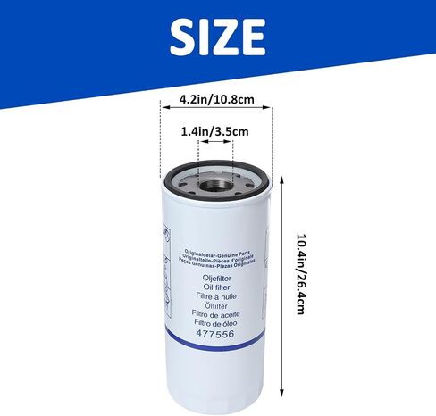 Oil Filter Oil-water Separator Fuel Filter Iron Shell and Paper Core Double-effect Filtration for Truck in Saudi Arabia