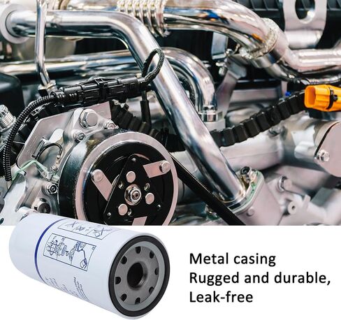 Oil Filter Oil-water Separator Fuel Filter Iron Shell and Paper Core Double-effect Filtration for Truck in Saudi Arabia
