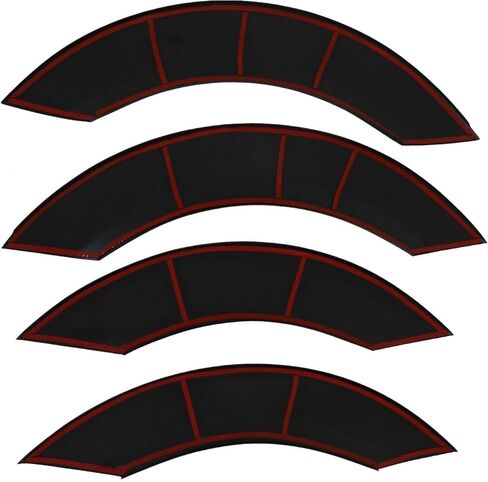 Fender Flares Wheel Protector for Mercedes Sprinter W906 2006-2018 Black 4 PCS in Saudi Arabia