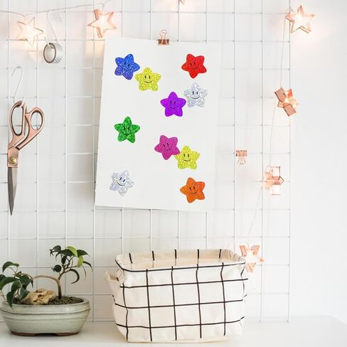 Anwyll Smiley Face Stickers,Happy Face Stickers,500Pcs 1Inch Shiny Glitter Smiley Stickers Roll,Reward Stickers,Fun Smiley Stickers for Kids Teachers Classroom Behavior Charts Calendar Gift Wrapping in Saudi Arabia