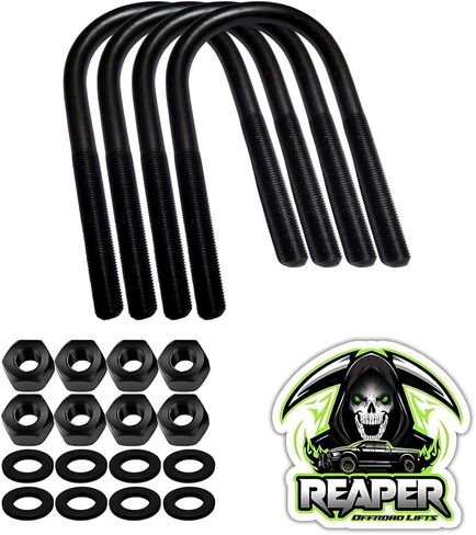 6.5" Round U-Bolts for Jeep Cherokee XJ Rear Suspension Lift in Saudi Arabia