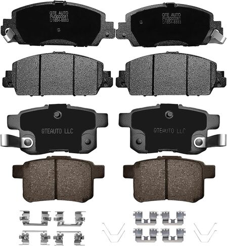 PM Auto Front Rear Brake Pads For 2013-2017 Honda Accord, Set of 8 Ceramic Brakes Pads in Saudi Arabia