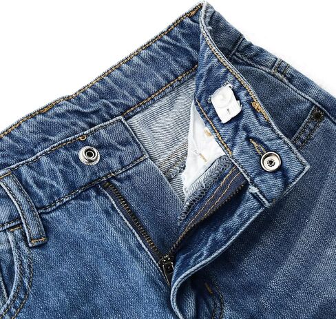 KIDSCOOL SPACE Boys Jeans,Kids Elastic Band Inside Ripped Denim Pants in Saudi Arabia