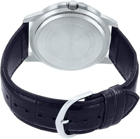 Casio MTP-VD01L-1EV Men's Enticer Stainless Steel Black Dial Casual Analog Sporty Watch in Saudi Arabia