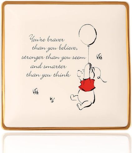 Disney Winnie the Pooh Jewelry Plate - Pooh Jewelry Dish - Trinket Trinket Trening - Ring Ring Dish in Saudi Arabia