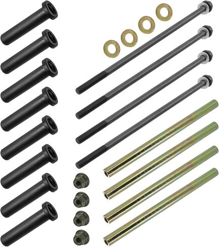 Caltric 5138791 5137104 5436973 Upper and lower Front A-Arm Bushing Kit Compatible with Polaris in Saudi Arabia