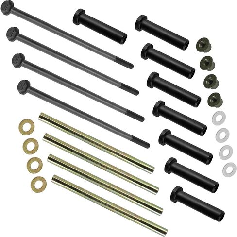 Caltric 5138791 5137104 5436973 Upper and lower Front A-Arm Bushing Kit Compatible with Polaris in Saudi Arabia