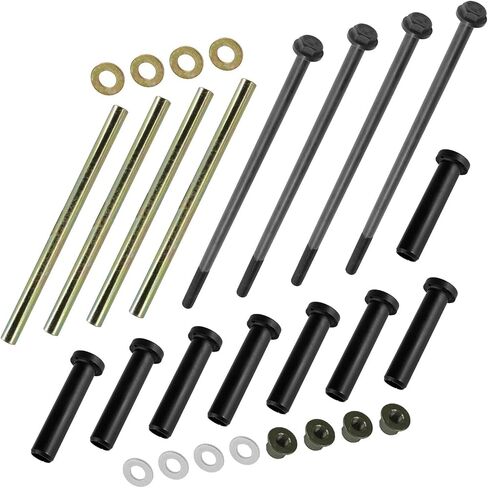 Caltric 5138791 5137104 5436973 Upper and lower Front A-Arm Bushing Kit Compatible with Polaris in Saudi Arabia