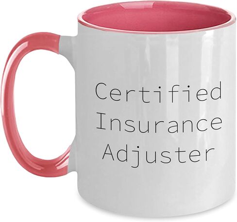 Insurance Adjuster Gifts, Funny Quote, Two Tone Coffee Mug, Birthday, Gifts from Friends, Gifts for Insurance Adjuster in Saudi Arabia