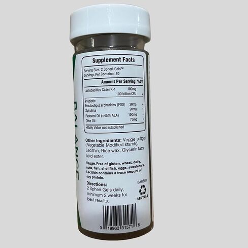 SHO Balance kit 100 Billion CFU 60 Pills Prebiotics & Probiotics for Digestive Health, Vegan Supplement for Women & Men, Lactobacillus Casei, with 2 Month in Saudi Arabia