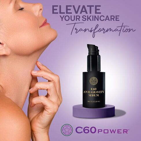 C60 Power Youth Renewal Cream - كريم للعين للتجاعيد والانتفاخ ، العناية بالبشرة المضادة للشيخوخة للنساء والرجال ، مع 99.99 ٪ من C60 نقي ، الببتيدات النحاسية ، والمكونات عالية الجودة - 1 Fl Oz in Kuwait