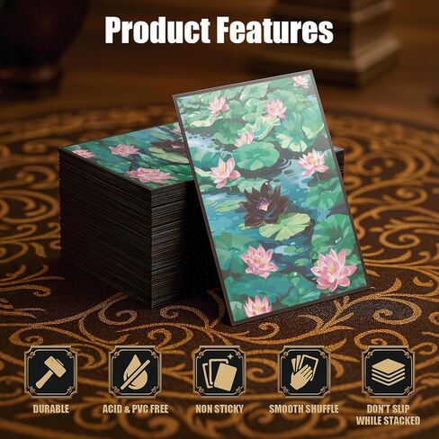 MTG Card Sleeves 100CT (Flame Girl), Matte Art Card Sleeves, Matte Back & Clear Front, 66x92mm in Saudi Arabia