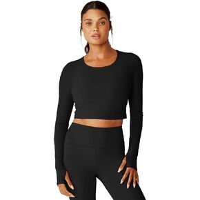 Beyond Yoga Women's Performance Knit Resilient Cropped Pullover