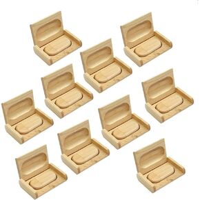 10PCS Maple Wood 2.0/3.0 USB Flash Drive with Wooden Box (3.0/16GB)
