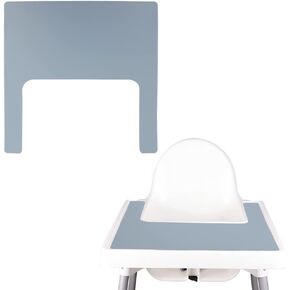 Silicone High Chair Placemat for IKEA Antilop Chair,Baby High Chair Tray Finger Foods Placemat for Baby, Toddlers