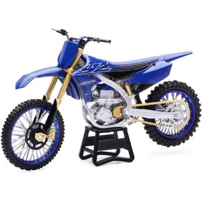 New-Ray Yamaha YZ450F Dirt Bike Motorcycle Blue and Black 1/6 Diecast Model 49703