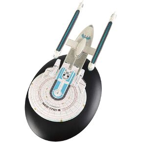 ستار تريك مجموعة المركبات الفضائية الرسمية | الولايات المتحدة. Enterprise NCC-1701-B مع مجلة الإصدار 40 من Eaglemoss Hero Collector