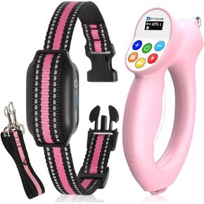 Electronic Dog Training Leash - Adjustable Sound/Vibration/Static Stimuli, Automatic & Manual Modes, Traction Force Trigger Induction, Long-Range Wireless Control, Water-Resistant