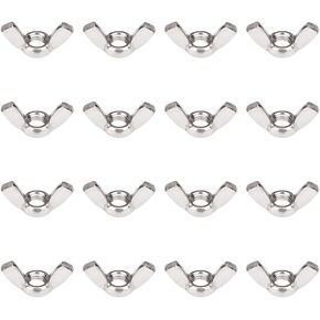 M6 Wing Nuts - IMScrews 304 Stainless Steel Wing Nuts - Durable Hardware for Home Maintenance and Professional Engineering Pack of 10 in Kuwait