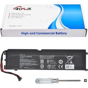 RC30-0270 Laptop Battery for Razer Blade 15 Base 2018 2019 GTX 1660 Ti RZ09-0270 RZ09-02705E76 RZ09-02705E76-R3U1 RZ09-02705E75-R3U1 RZ09-0300 RZ09-03006 RZ09-03009 RZ09-03006E92 RZ09-03009E97 65Wh