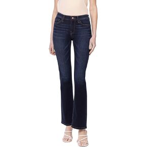 VERVET Mid Rise Bootcut Jeans Dark Blue T5957