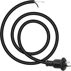 2 Wire 16 Gauge 10ft 33007898 Replacement Power Cord for DEWALT DW704 DW708 DW360 DWP849X Saws Grinders Power Tools Parts